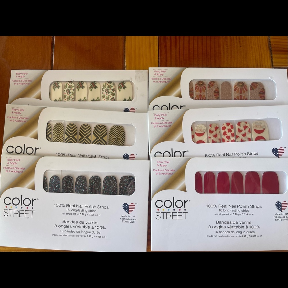 Color street holiday bundle of 6